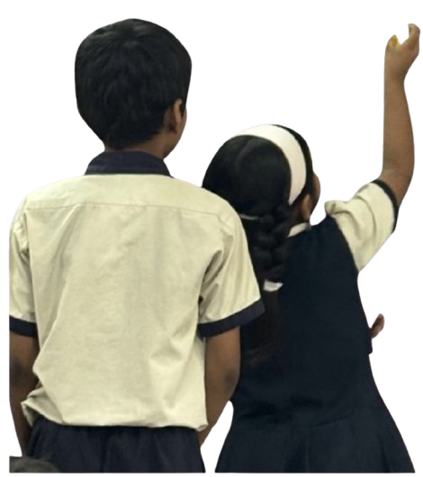 Children engaged in learning